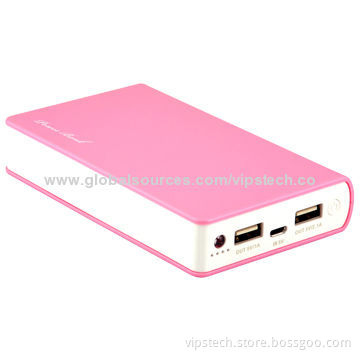 Charger for iPod with 10,000mAh Real Capacity, Classical Book Design, Triple Safety Protection